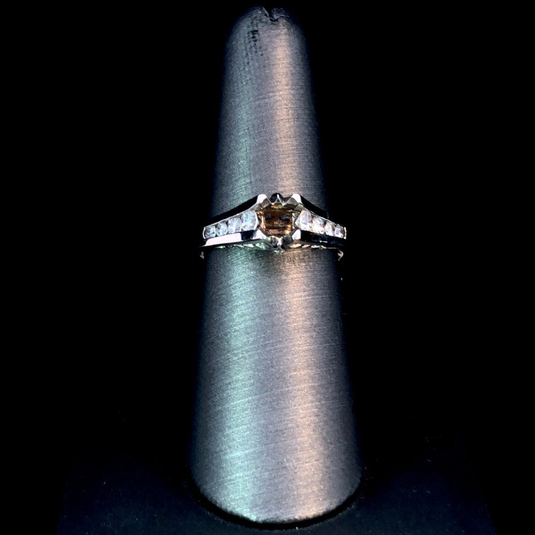101549 - .45 ctw diamond semi mount