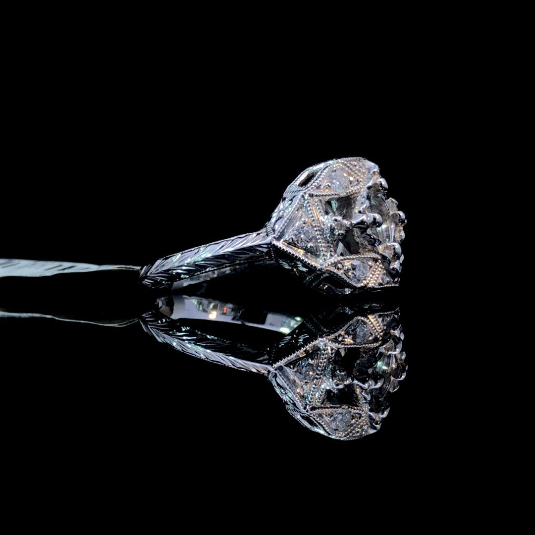 146558 - .20 ctw diamond semi mount