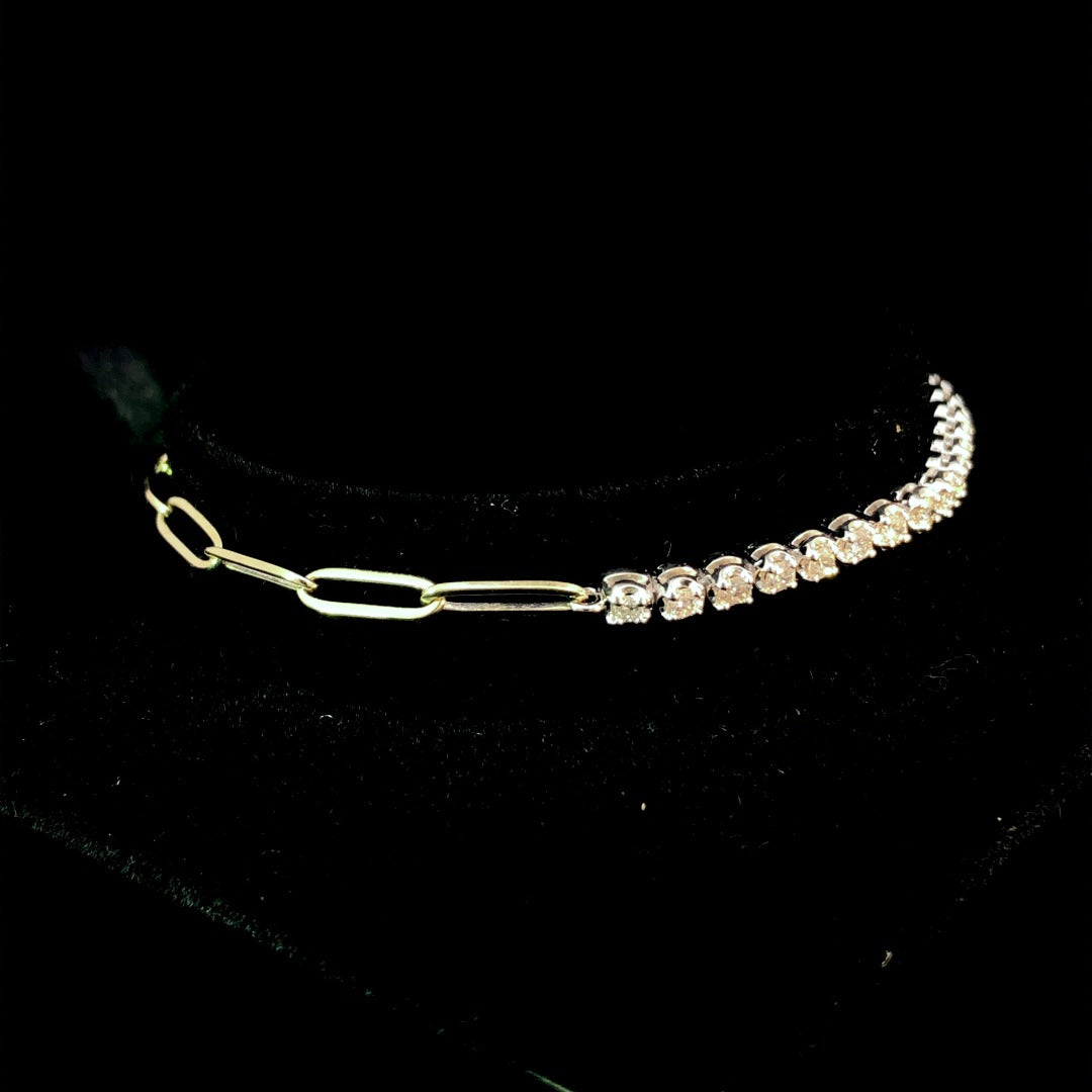162445 - .55 ctw diamond bracelet