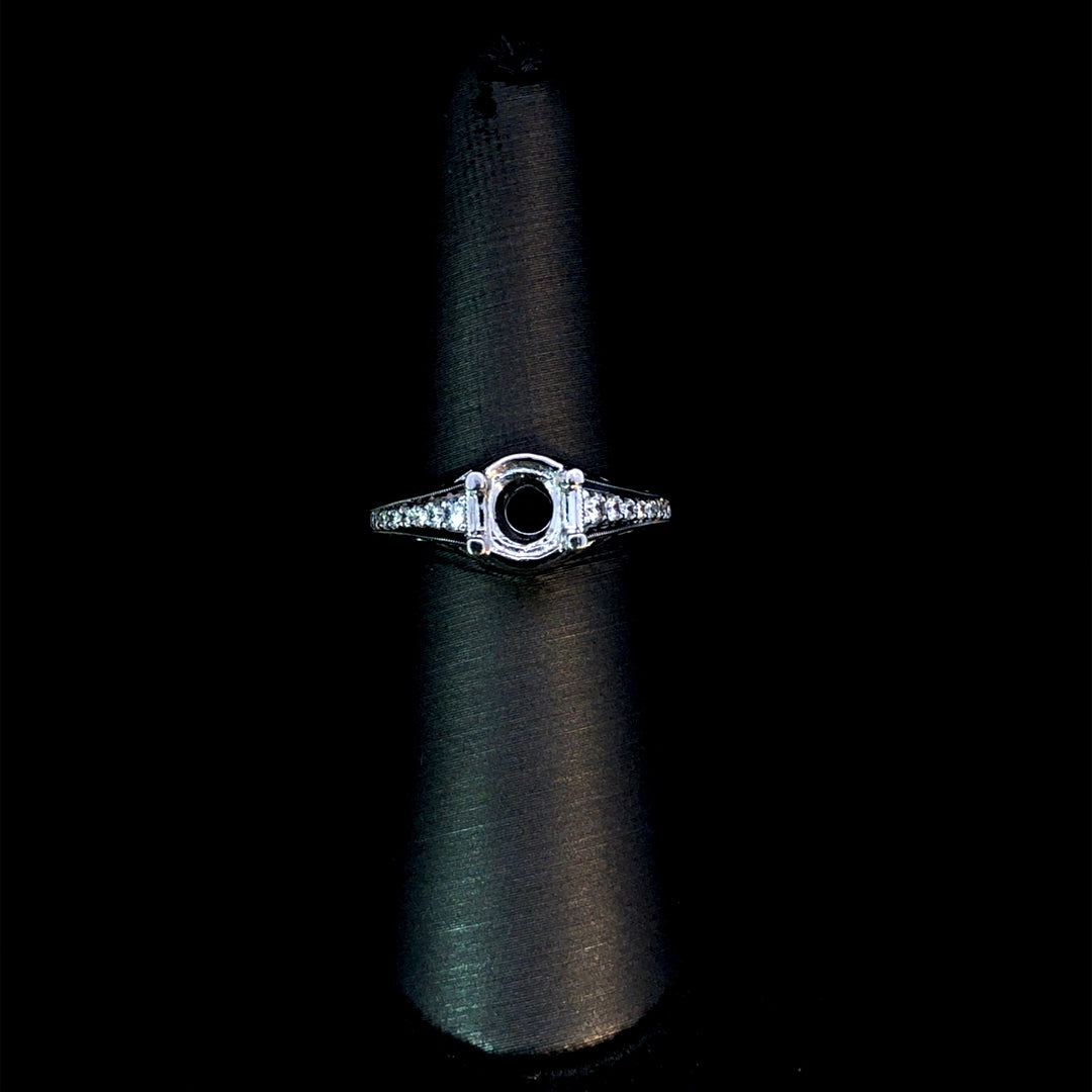 151827 - .21 ctw diamond semi mount