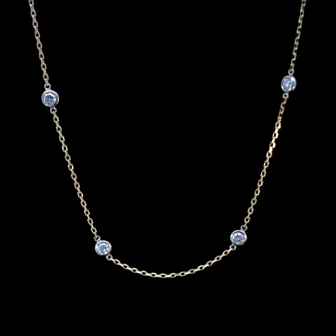 162226 - 1.00 ctw diamond necklace