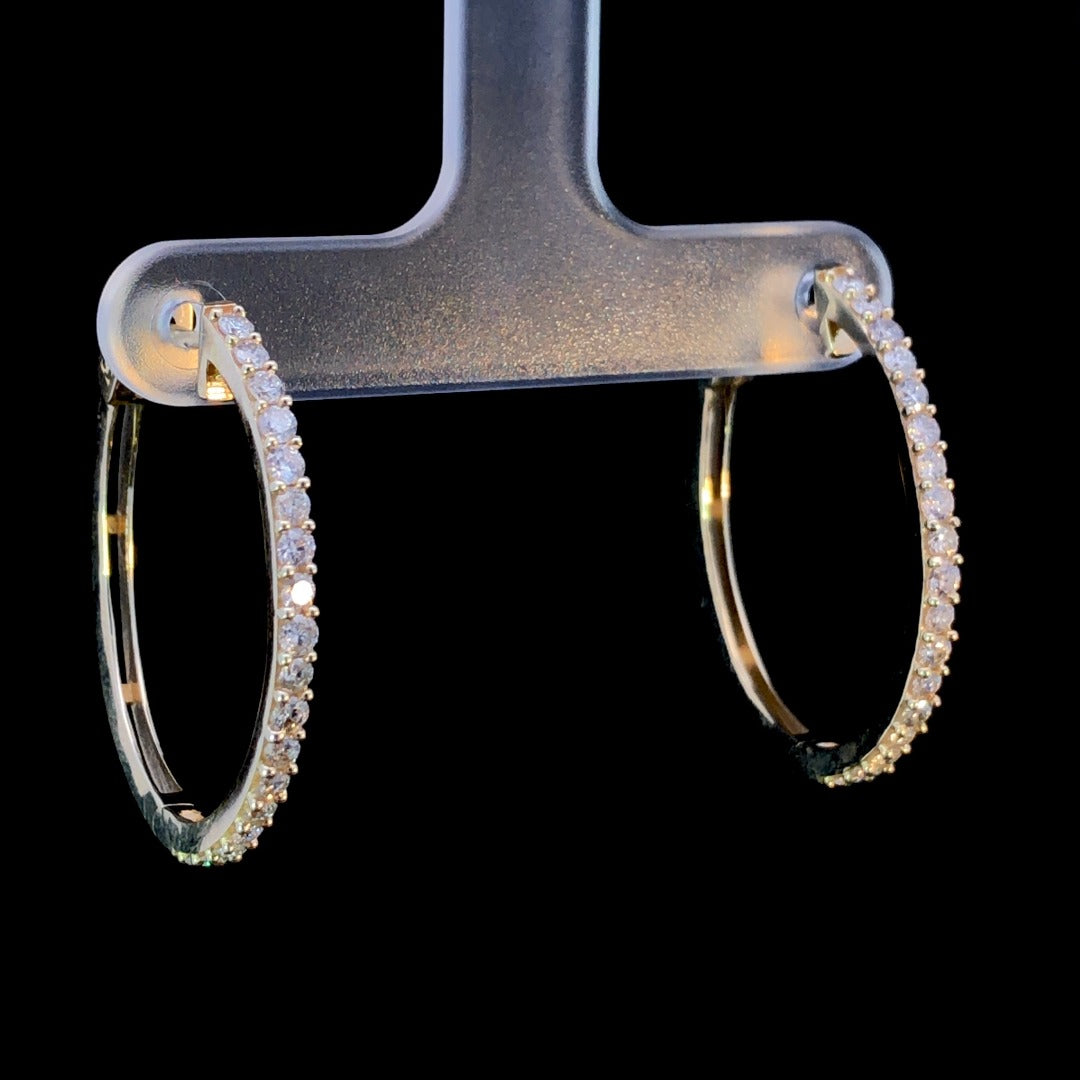 162027 - 1.00 ctw Diamond earrings