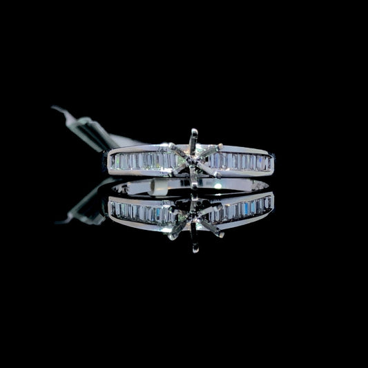 114216 - .28 ctw diamond semi mount