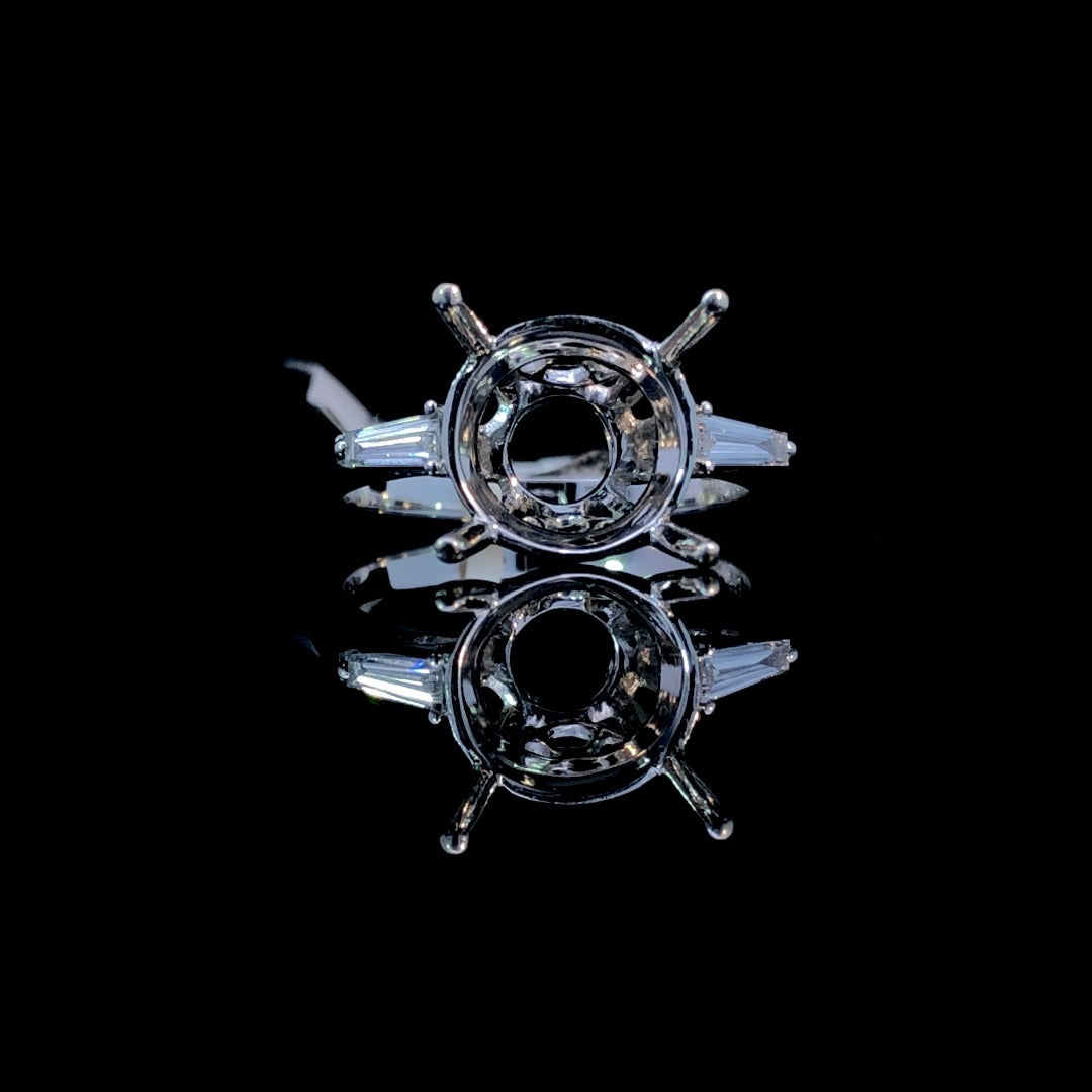 157789 - .20 ctw diamond semi mount