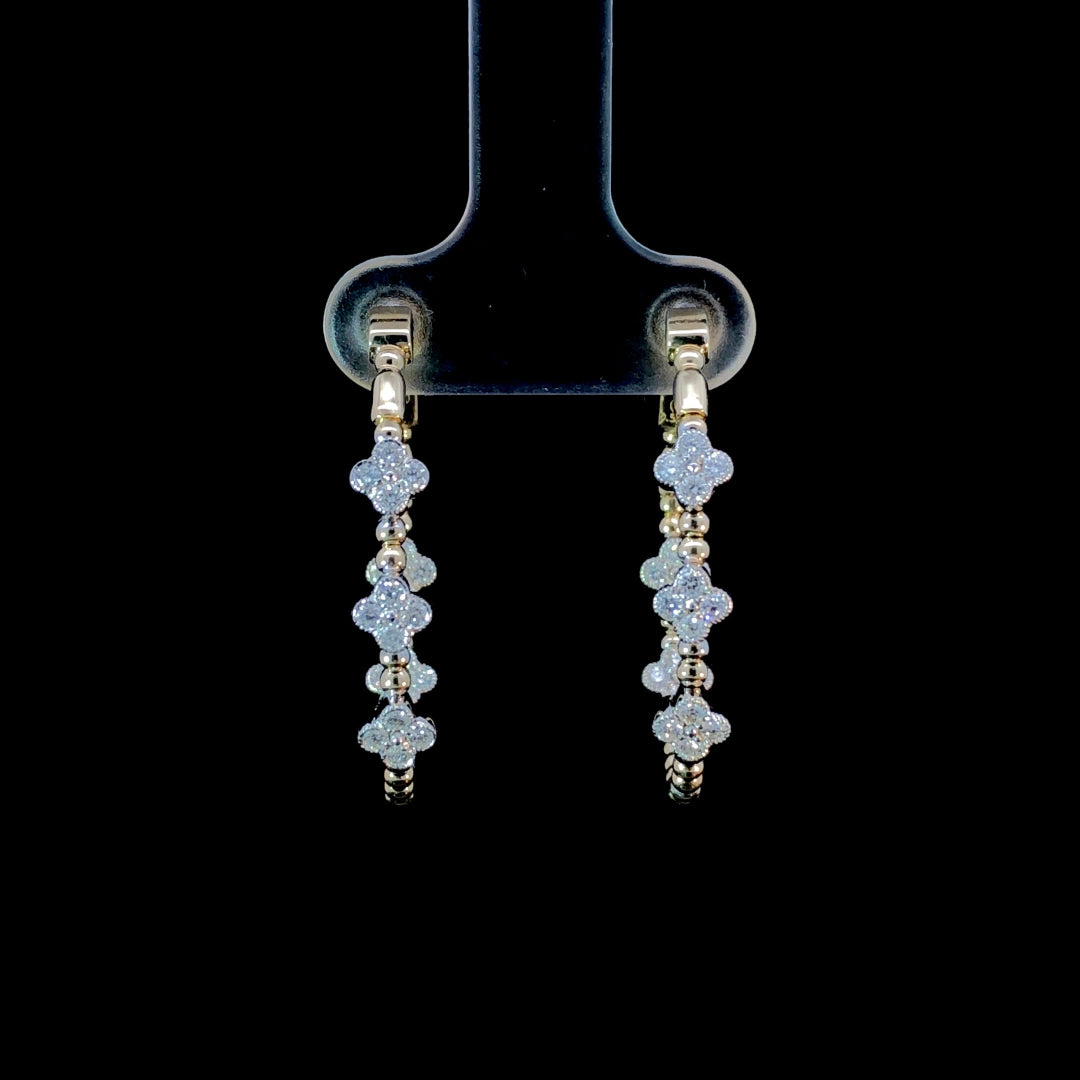 165017 - .52 ctw diamond earrings