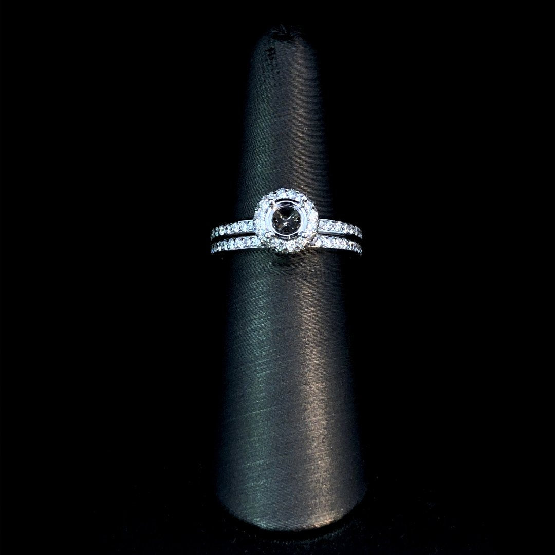149628 - .74 ctw diamond semi mount
