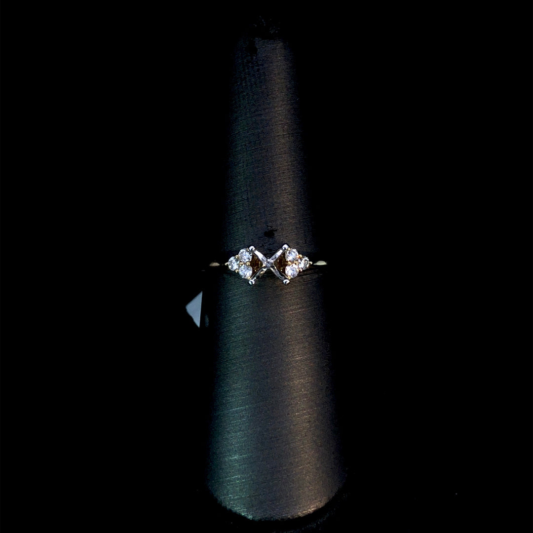 162961 - .15 ctw diamond semi mount