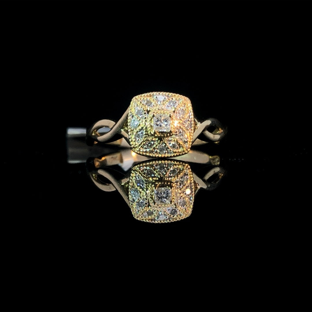 160886 - .11 ctw diamond ring