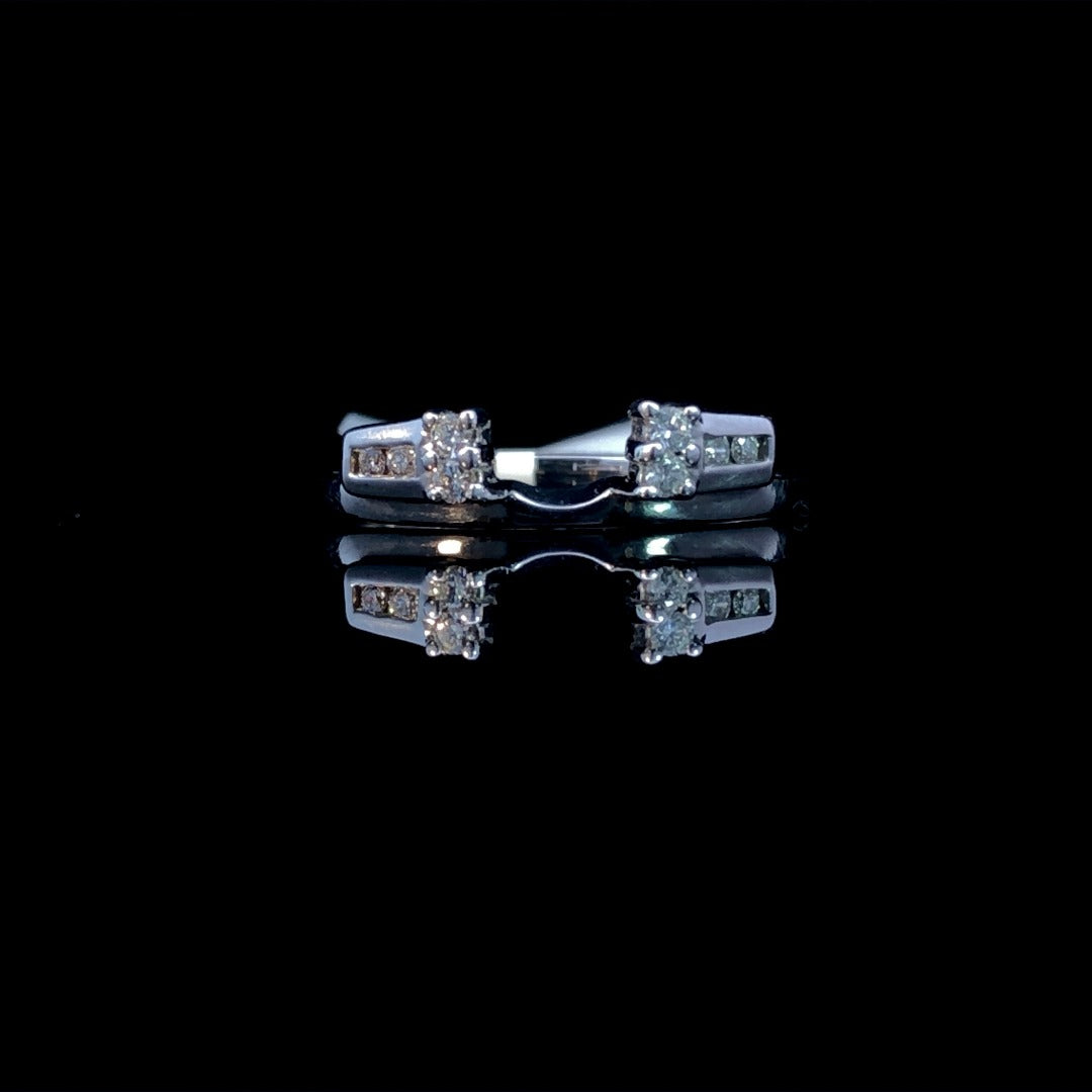 162062 - .12 ctw diamond ring wrap