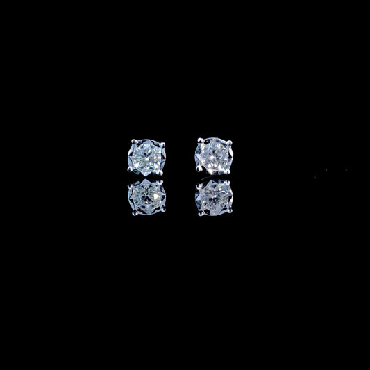 165385 - .25 ctw diamond earrings