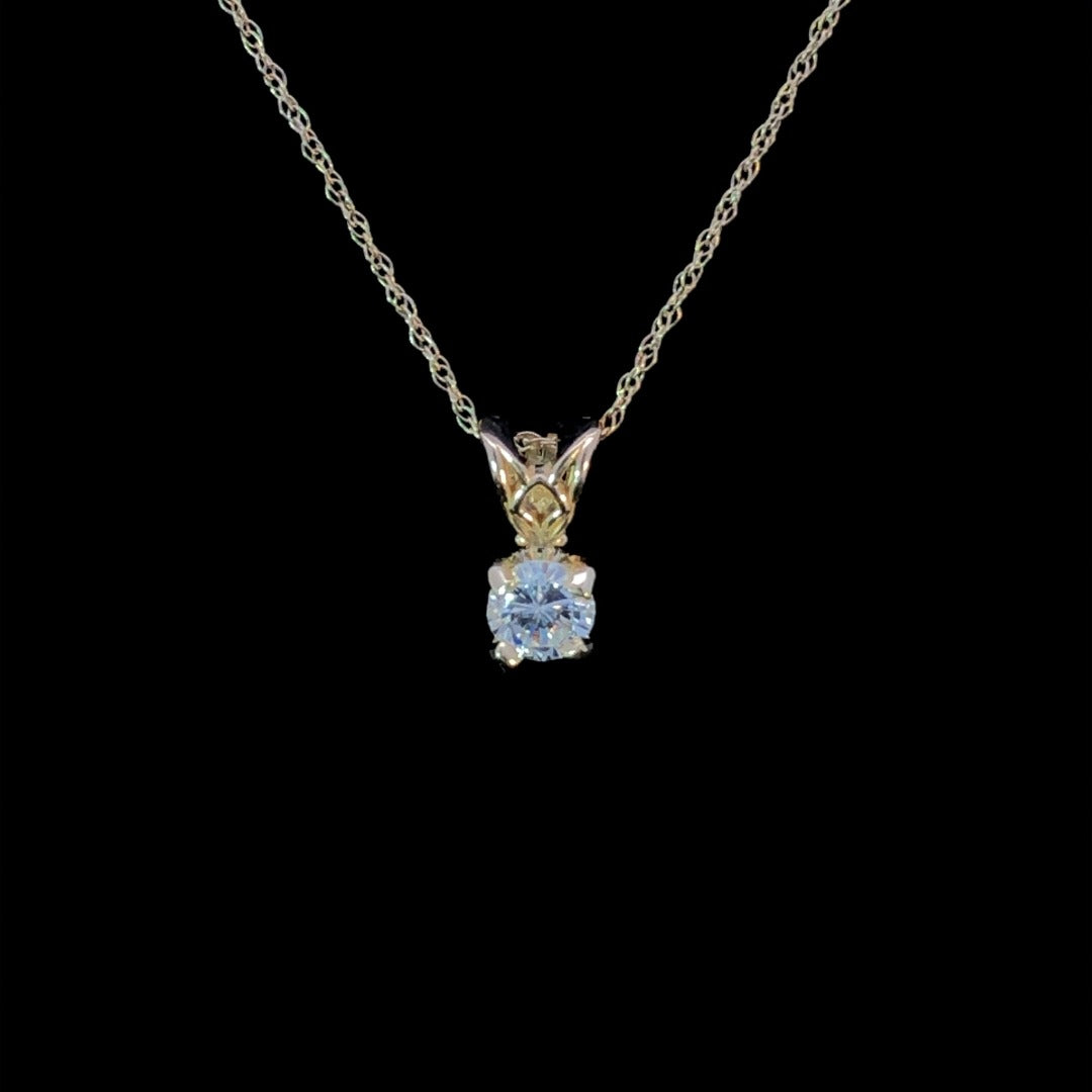 162232 - .27 ctw diamond pendant