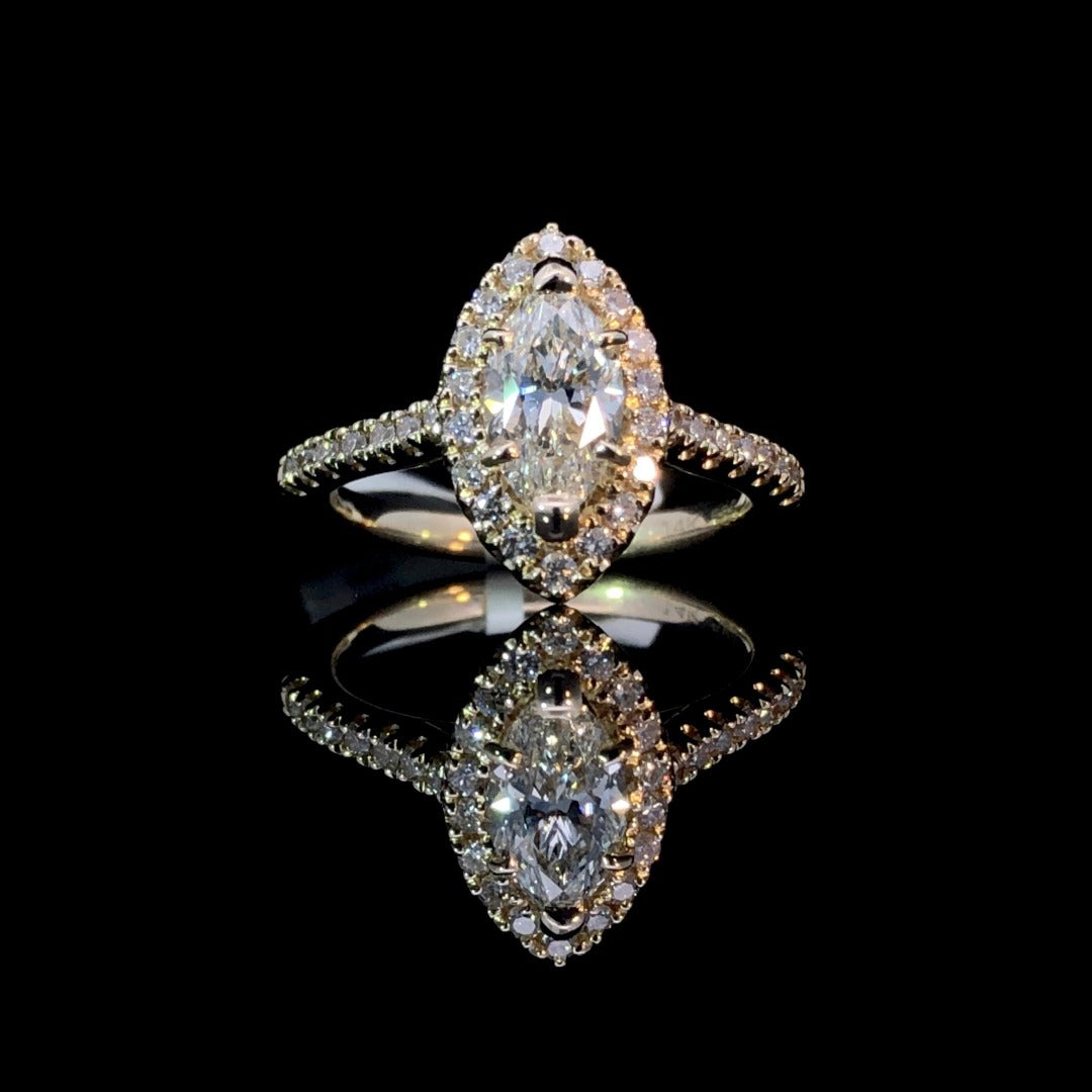 160611 - 1.58 ctw diamond ring