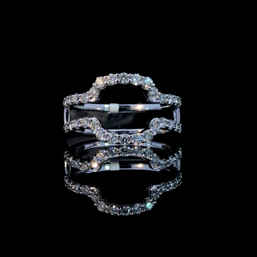 162945 - .88 ctw diamond ring guard