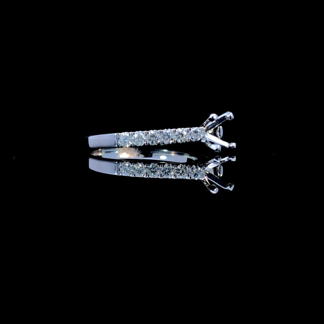 163911 - .50 ctw diamond semi mount