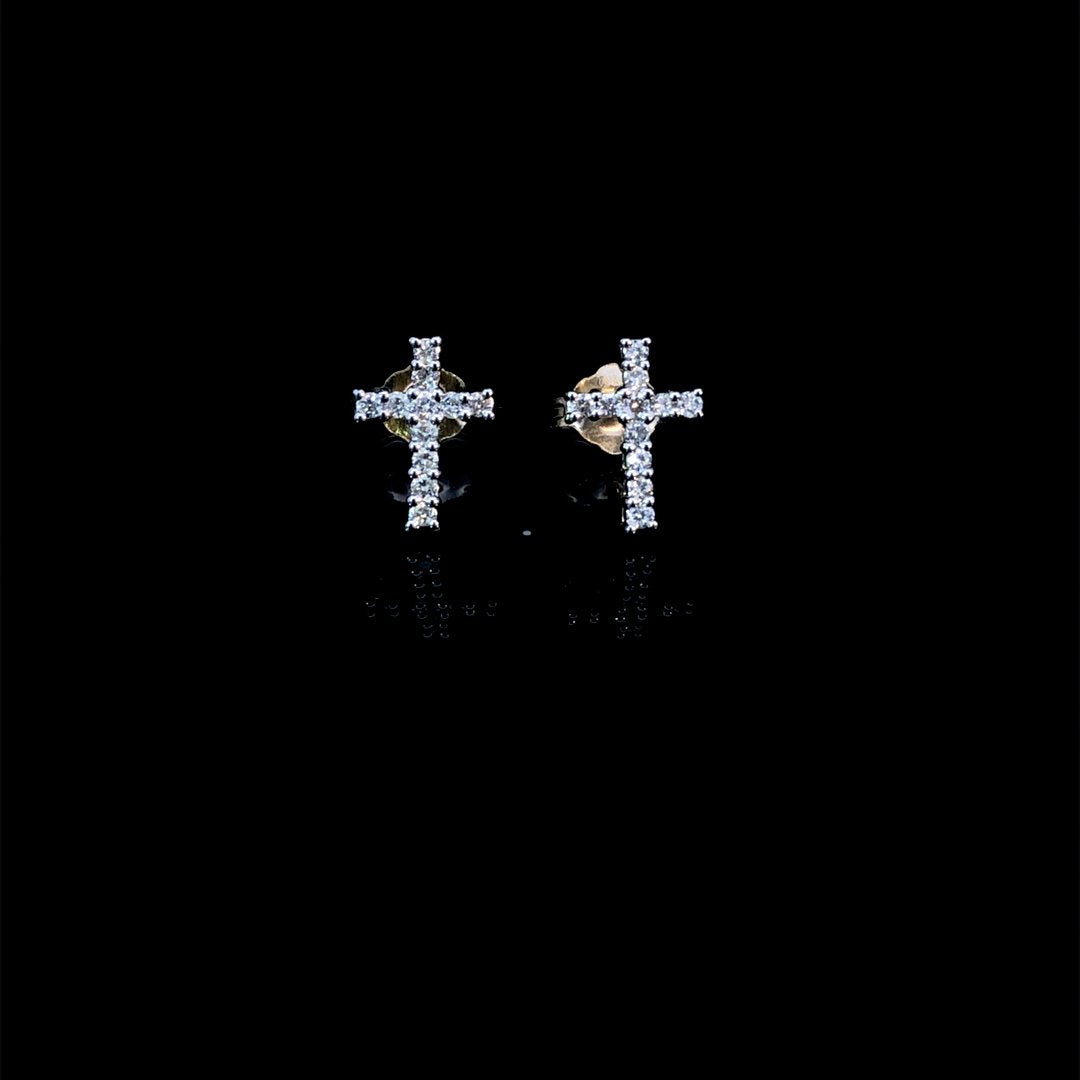 164111 - .25 ctw diamond earrings
