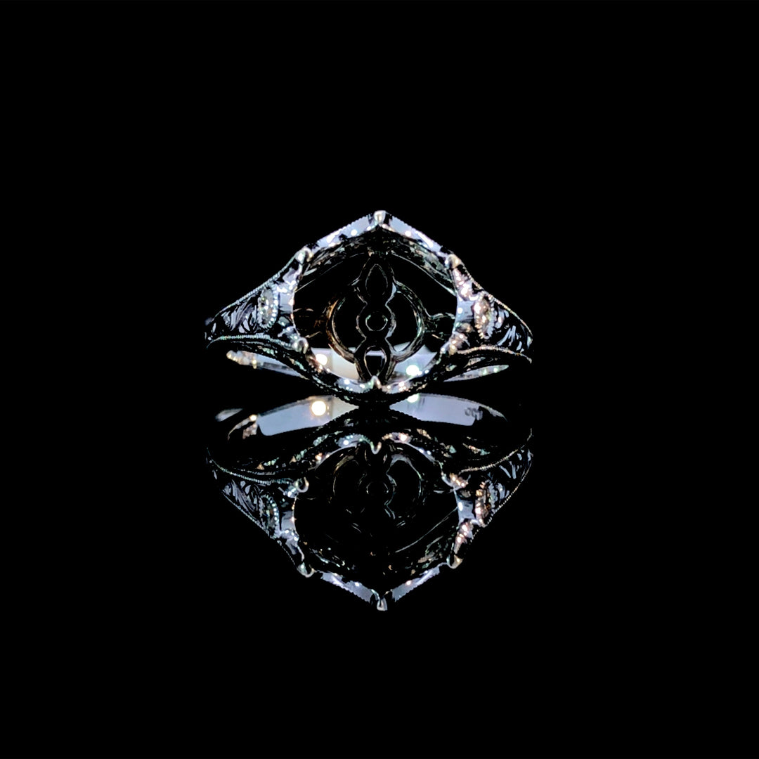 149220 - .07 ctw diamond semi mount