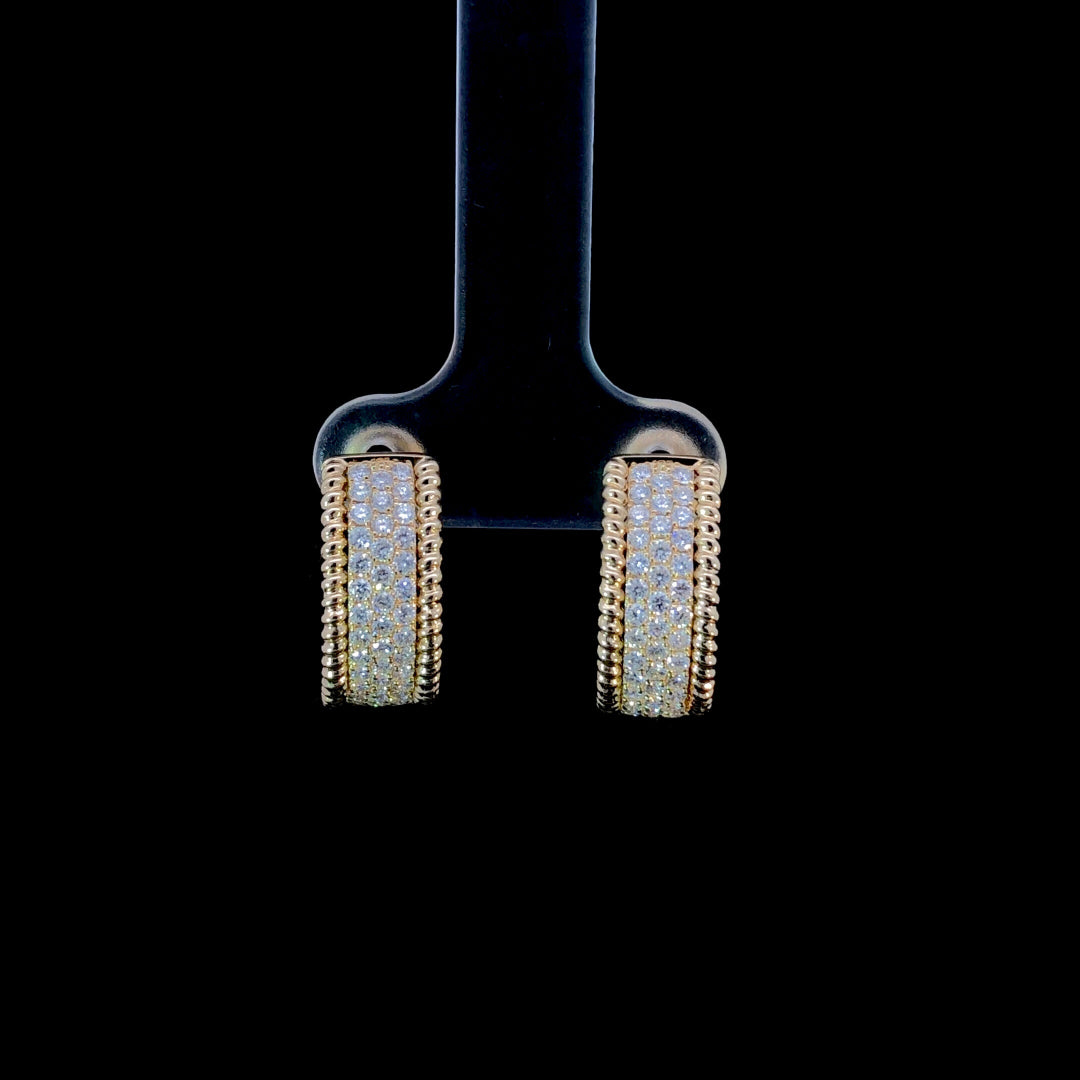 165018 - .81 ctw diamond earrings