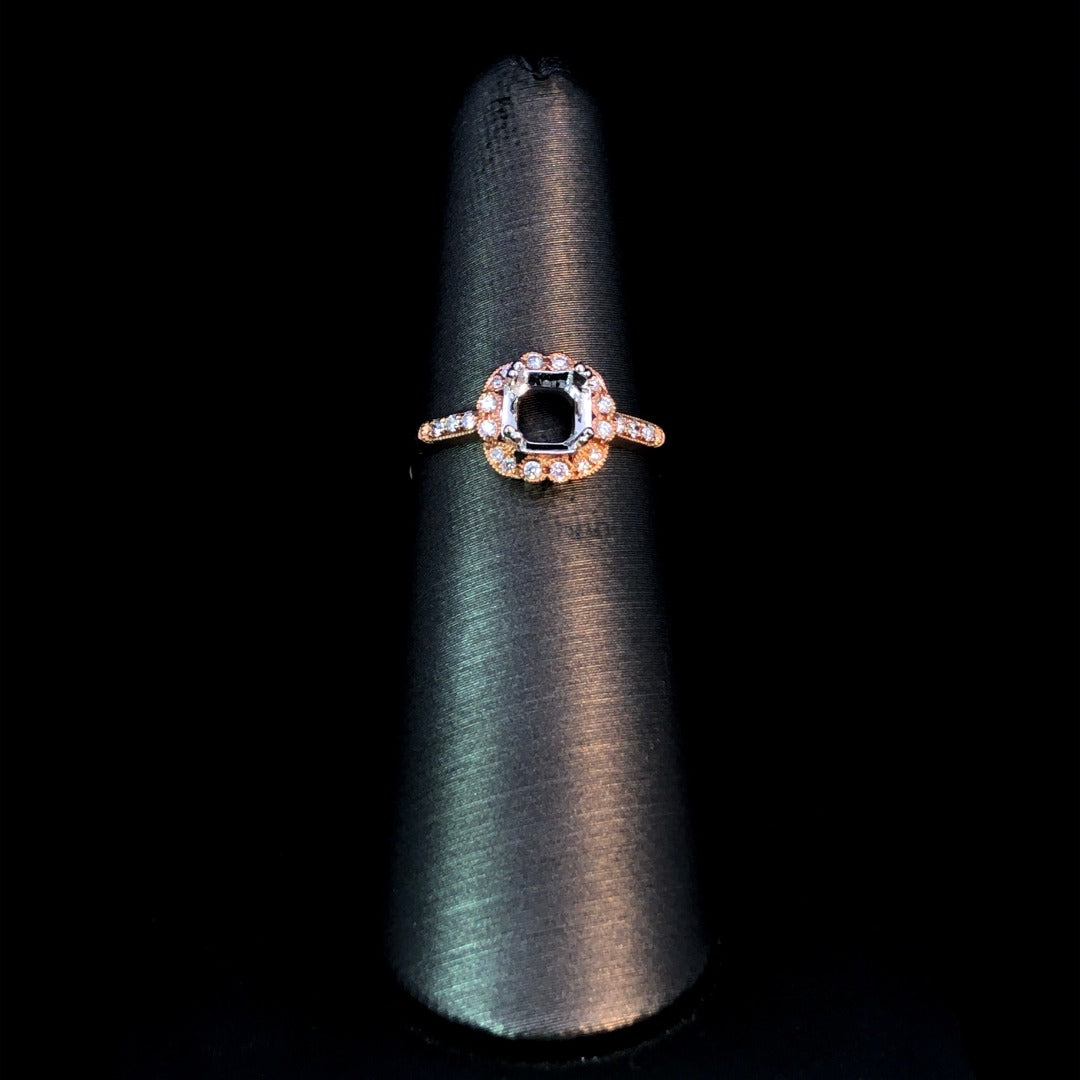 156192 - .15 ctw diamond semi mount