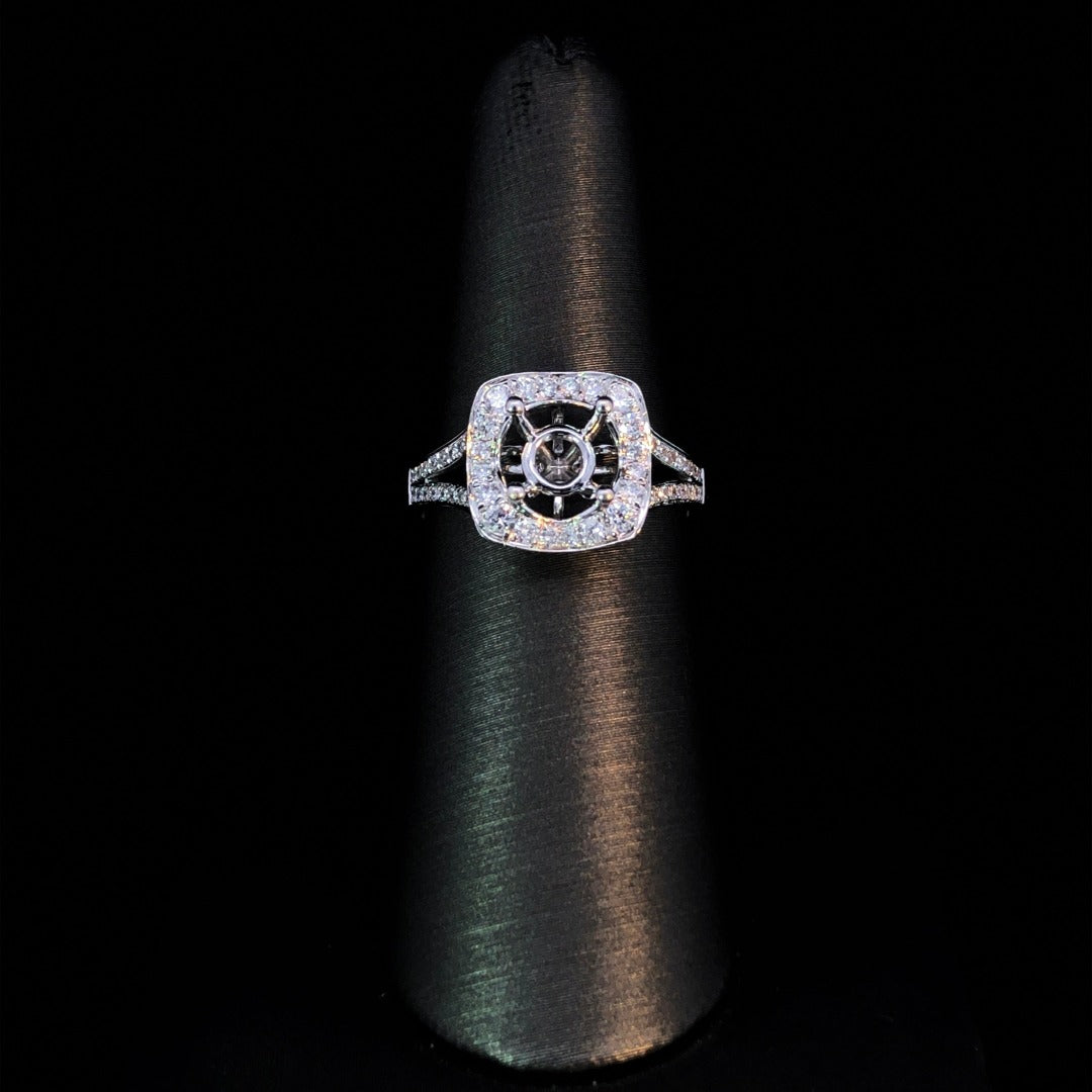 .47 ctw diamond semi mount