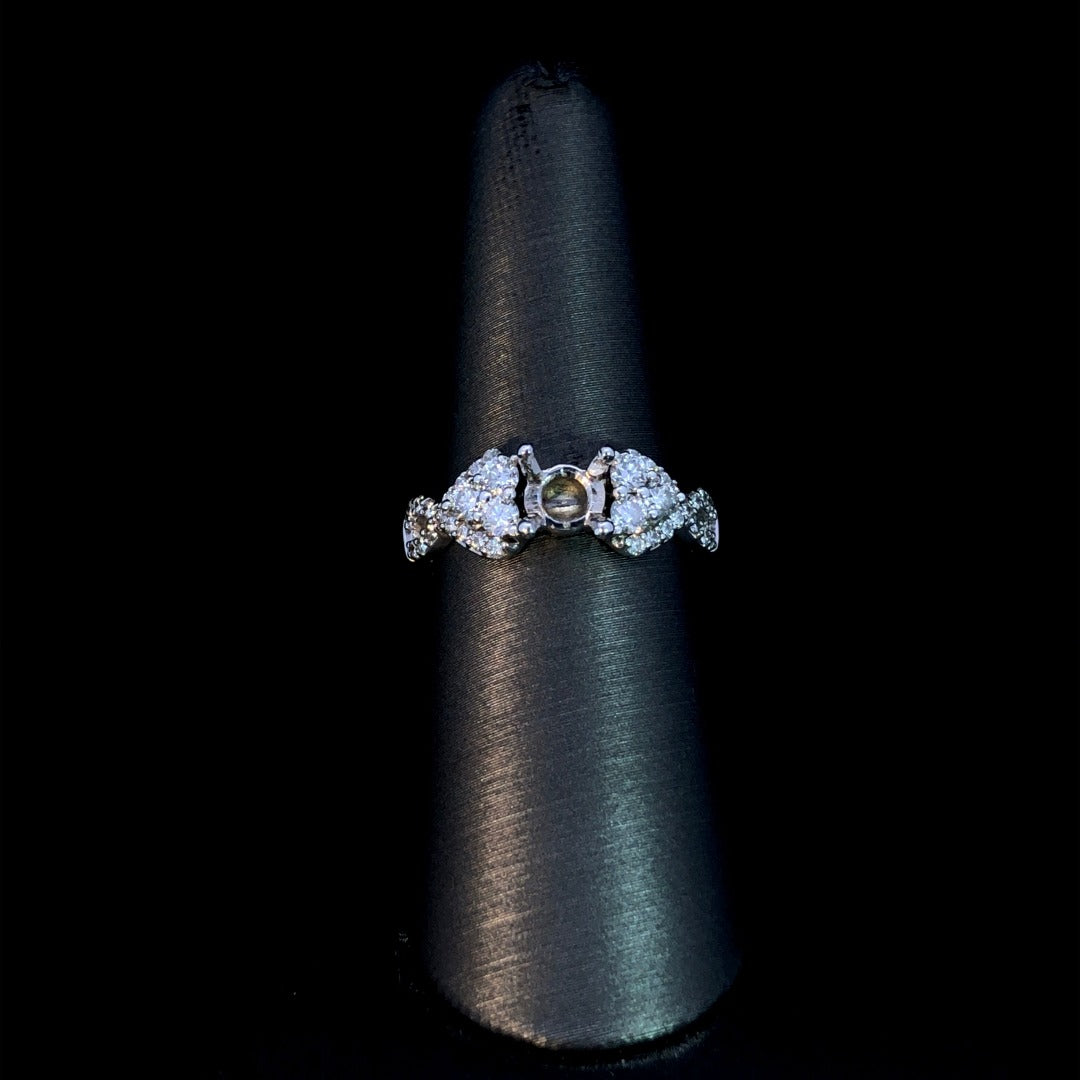 133557 - .70 ctw diamond semi mount