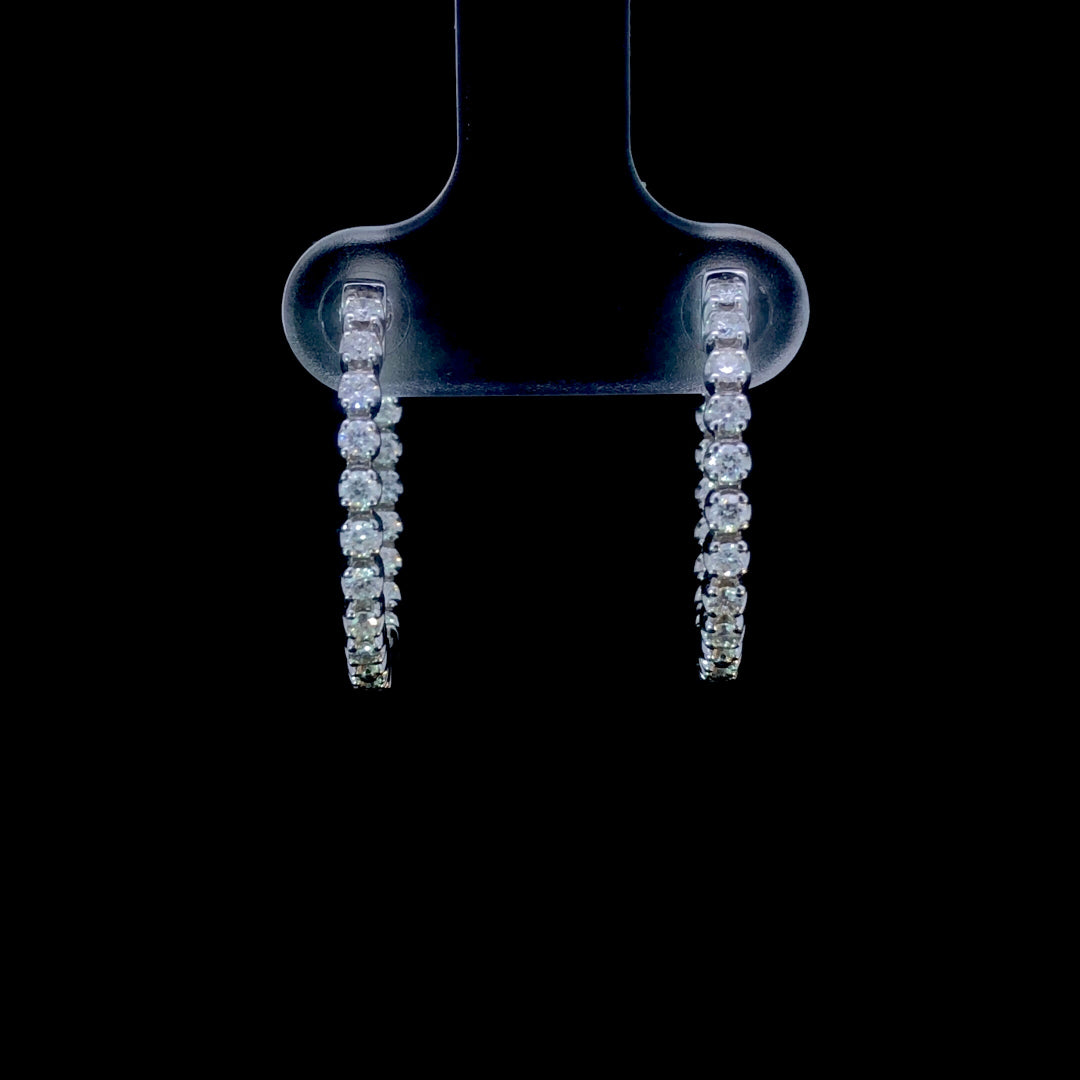 165301 - .50 ctw diamond earrings