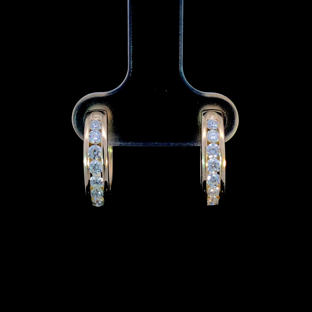 165386 - .50 ctw diamond earrings