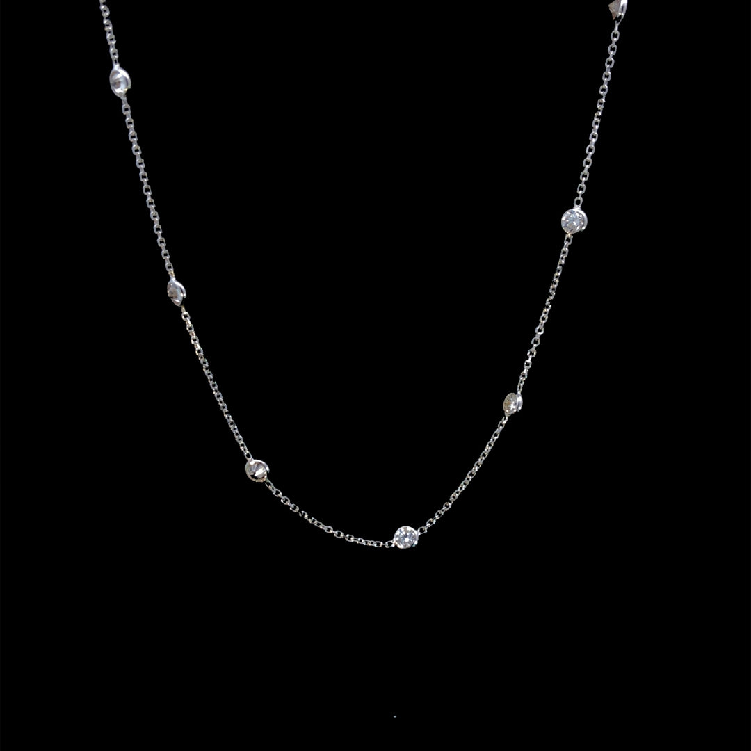 164663 - 1.42 ctw diamond necklace