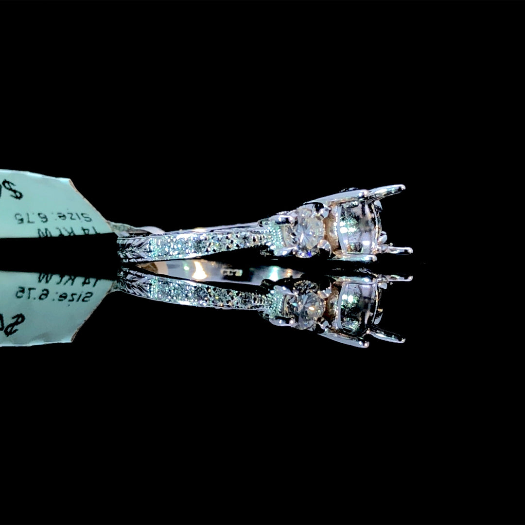 162651 - .56 ctw diamond semi mount
