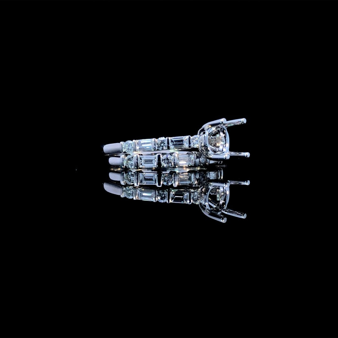164205 - .61 ctw diamond semi mount
