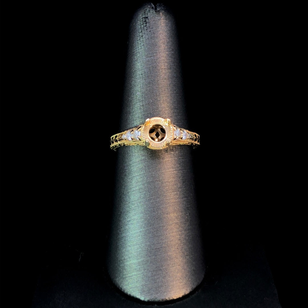 153296 - .20 ctw diamond semi mount