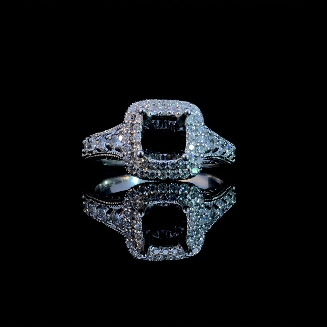 156379 - .98 ctw diamond semi mount
