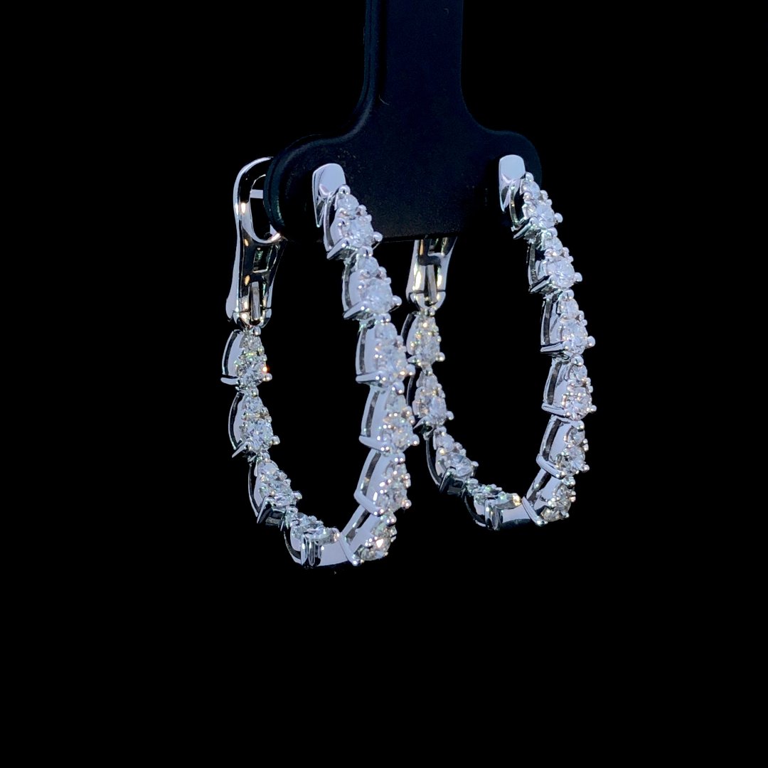 163873 - 1.50 ctw diamond earrings