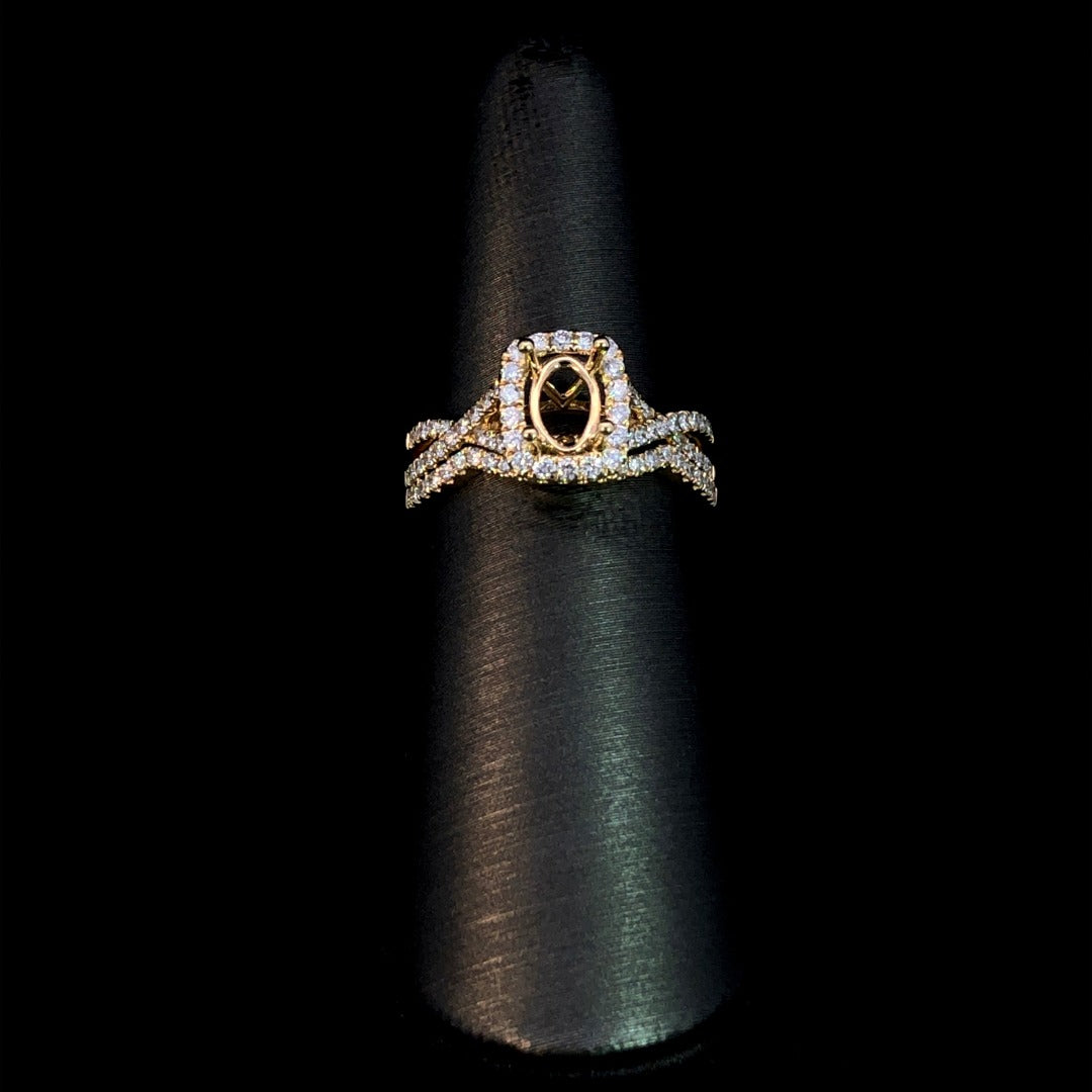 163294 - .39 ctw diamond semi mount