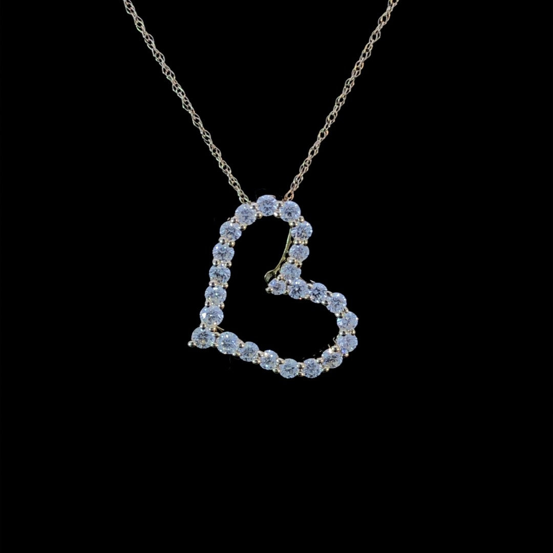 161211 - .75 ctw diamond pendant
