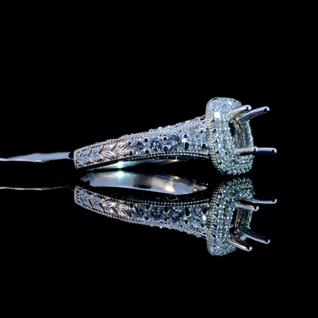 156379 - .98 ctw diamond semi mount