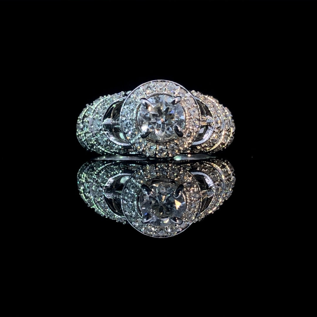 160664 - 1.03 ctw diamond ring