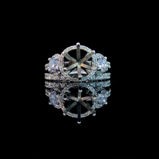 137325 - 1.21 ctw diamond semi mount