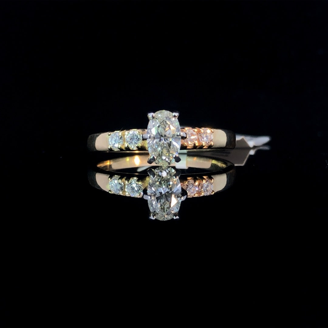 160133 - .71 ctw diamond ring