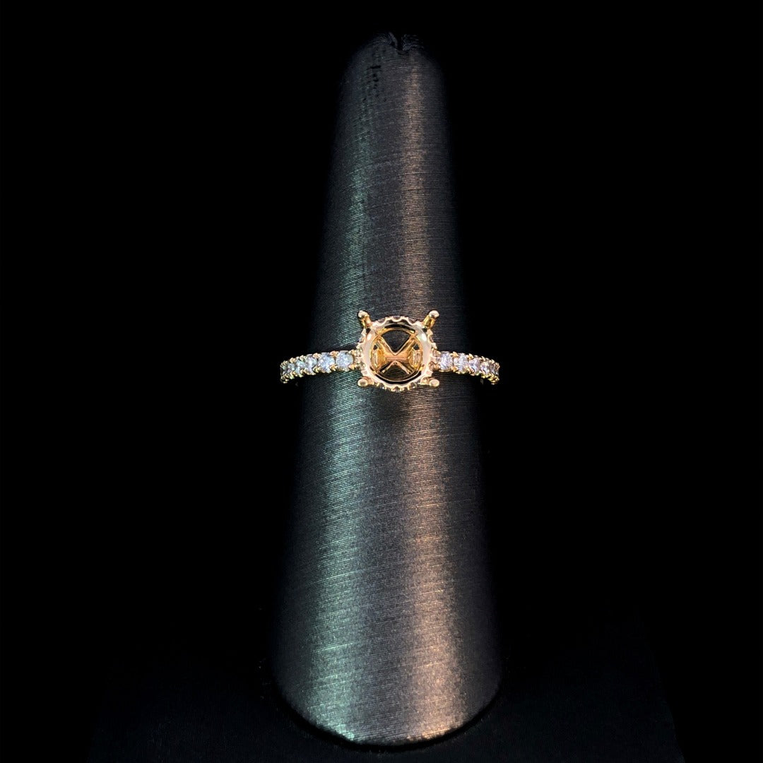 162340 - .40 ctw diamond semi mount