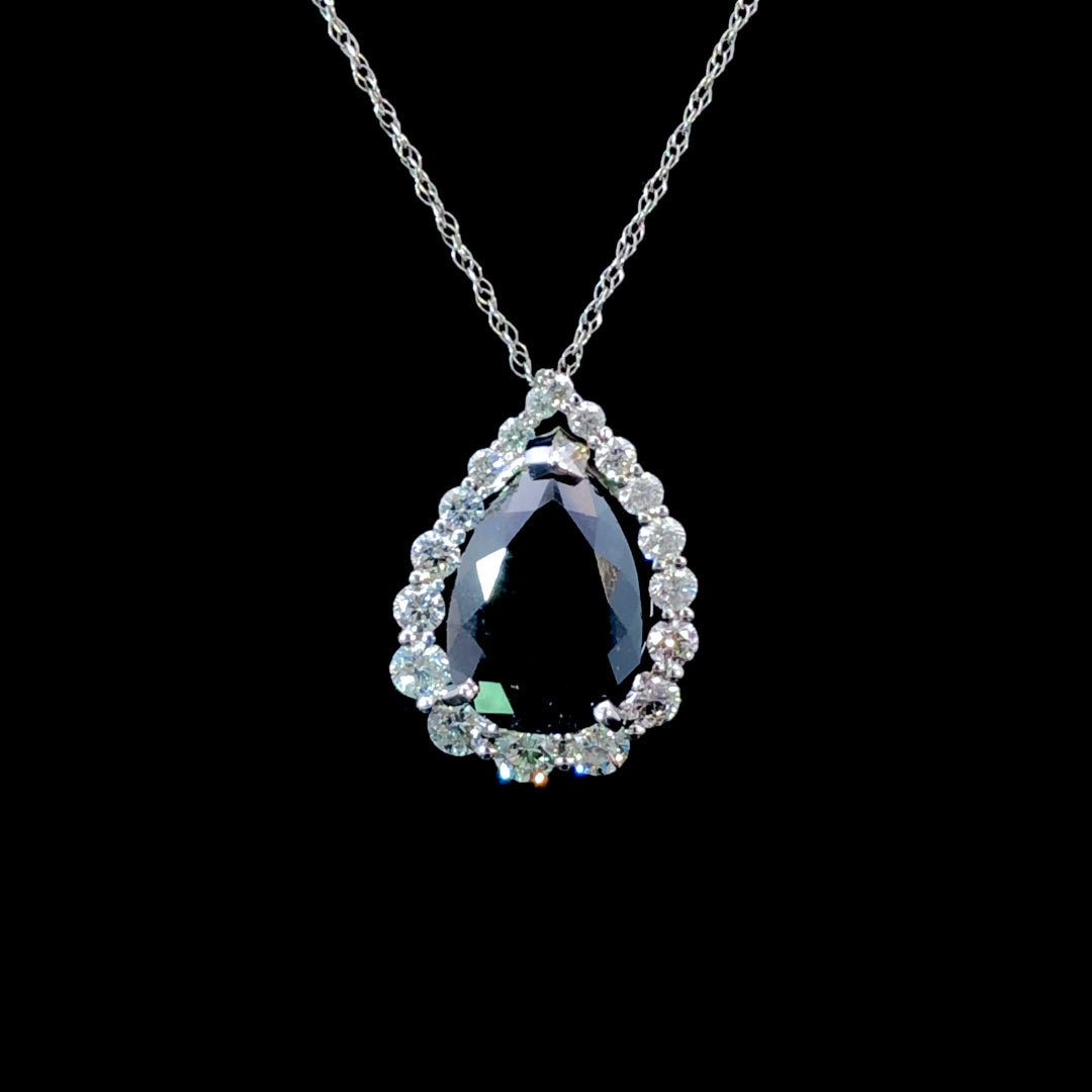 164812 - 6.67 ctw diamond pendant