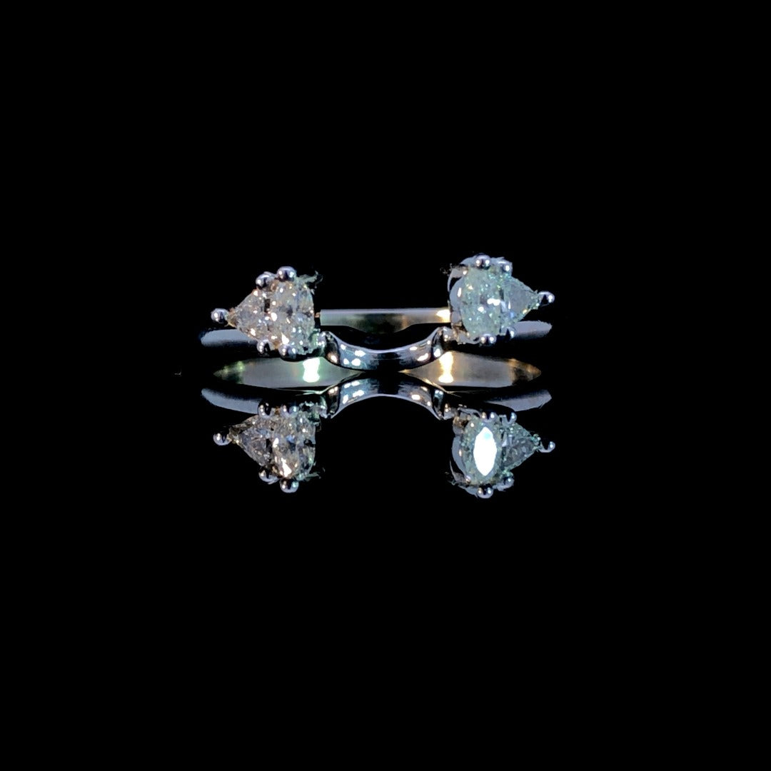 163164 - .37 ctw diamond ring wrap