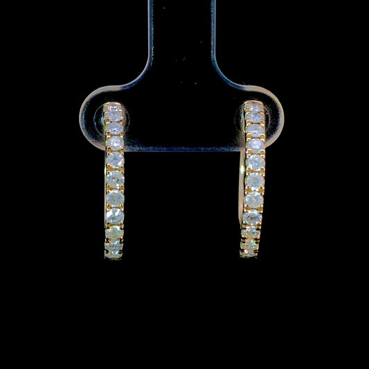 165388 - .65 ctw diamond hoops