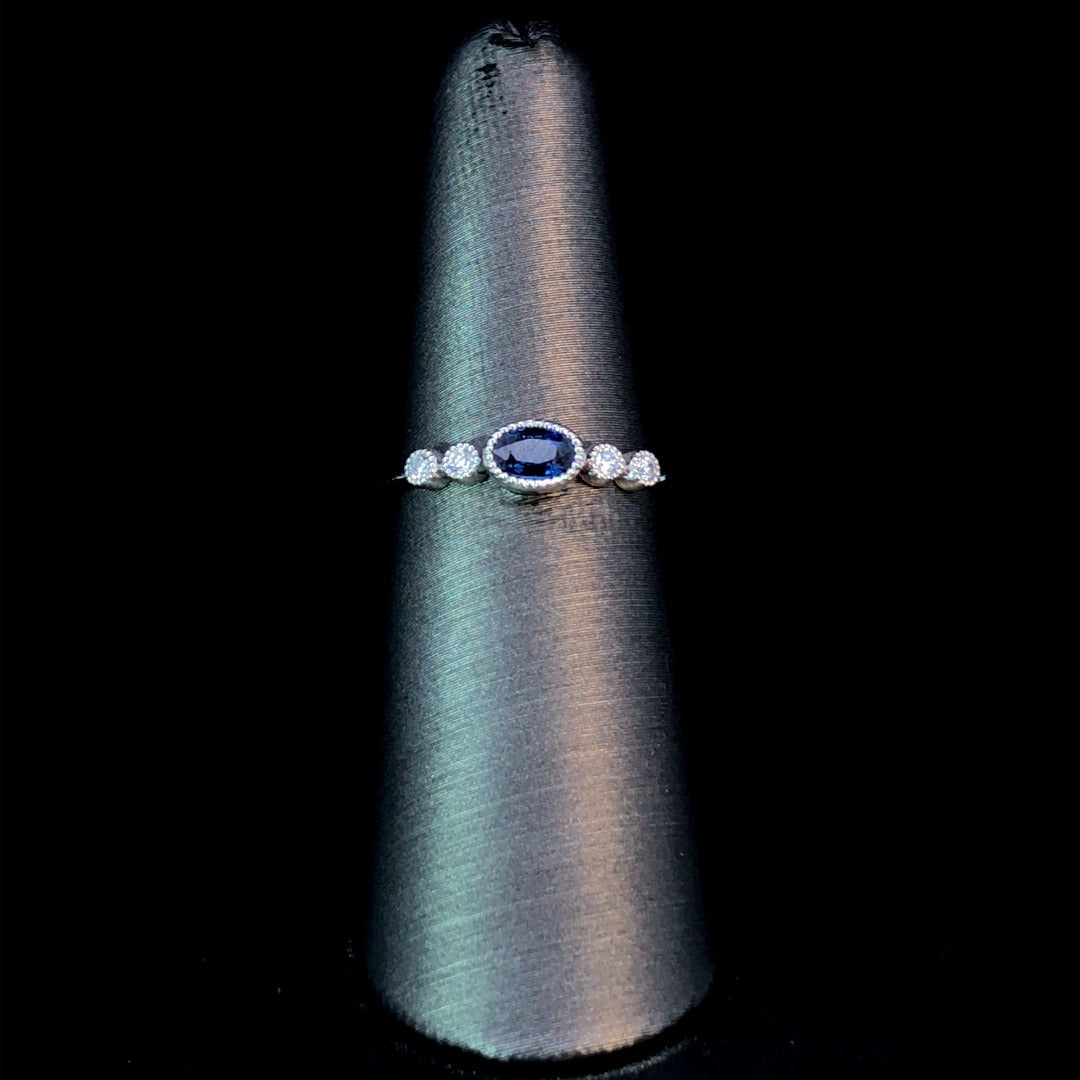 163450 - .39 ctw ruby and diamond ring