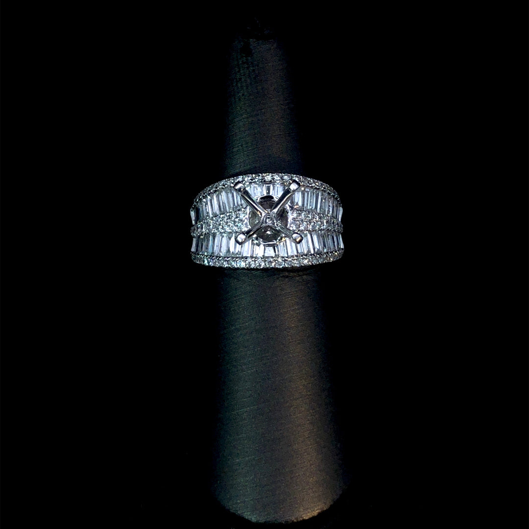 157744 - 3.00 ctw diamond semi mount