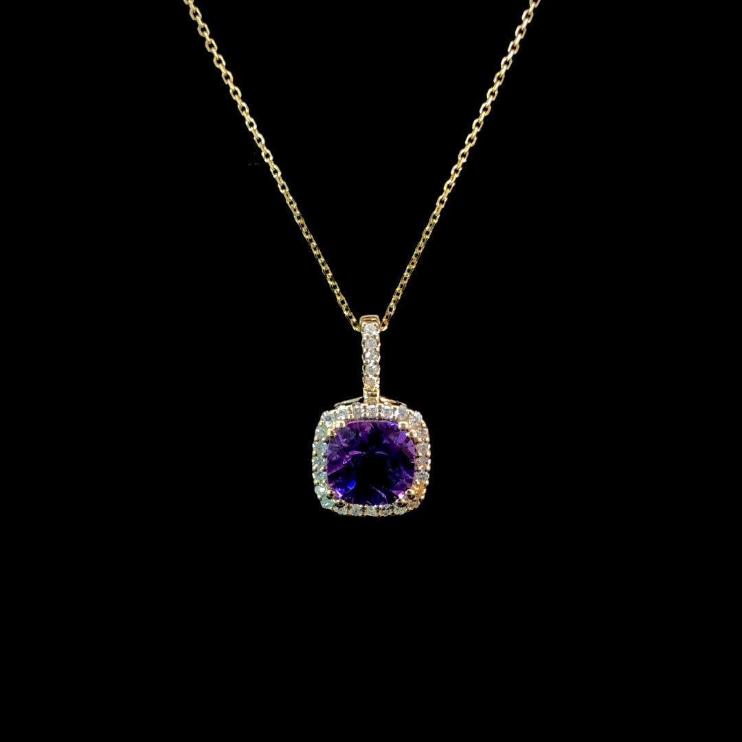 166440 - .08ctw diamond pendant