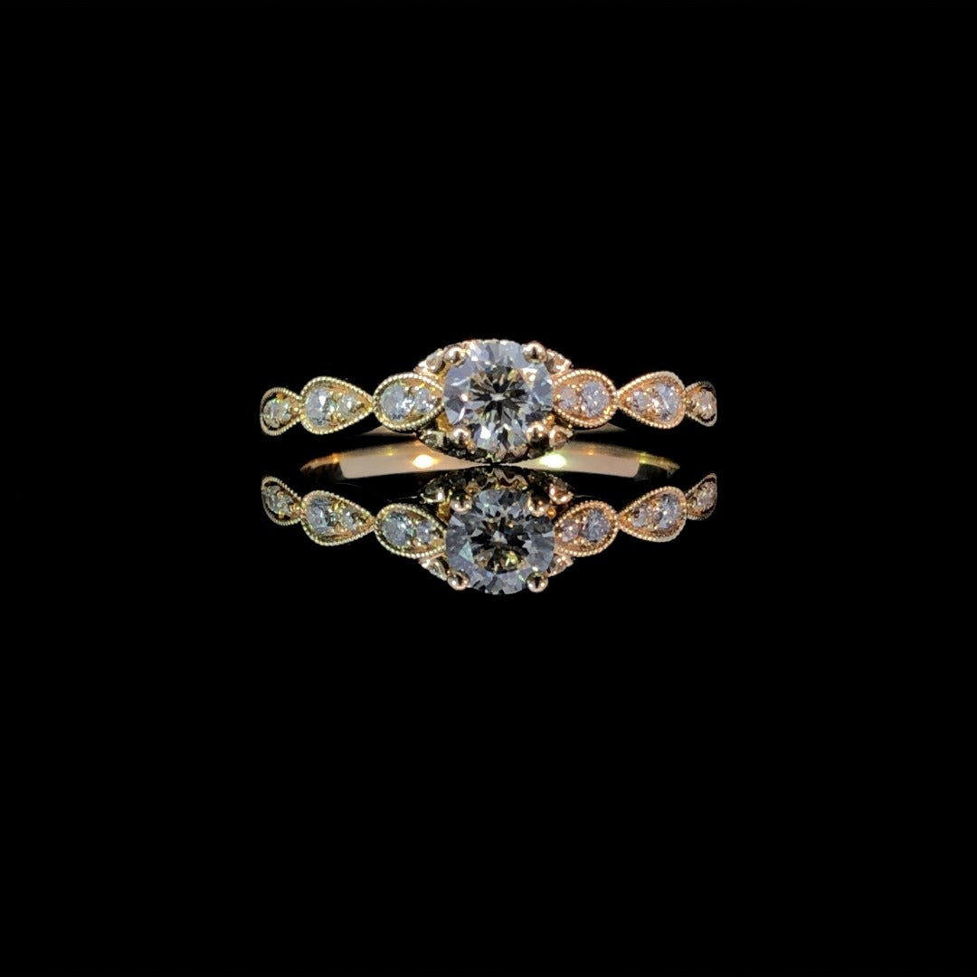 163133 - .56 ctw diamond ring