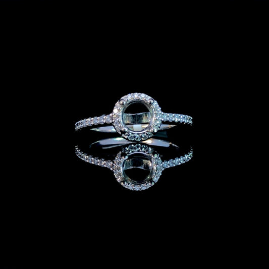 156421 - .39 ctw diamond semi mount