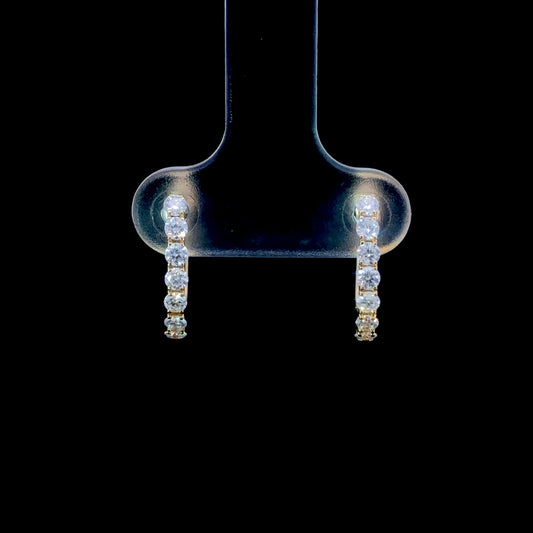 165419 - .50 ctw diamond earrings