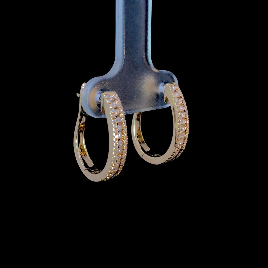 165412 - .50 ctw diamond earrings