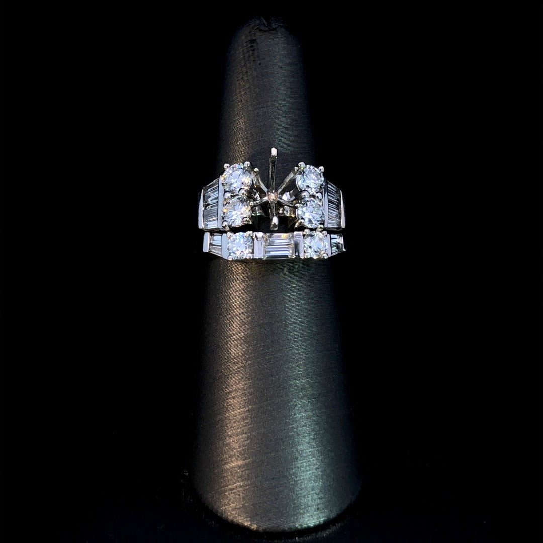153725 - 1.50 ctw diamond semi mount
